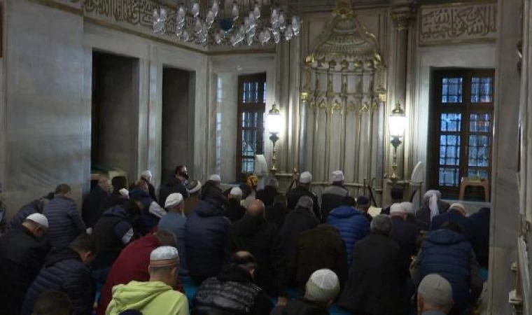 Eyüpsultan Camii’nde Filistin halkı için dua edildi