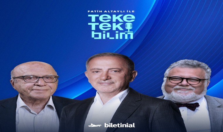 Fatih Altaylının fenomen programı Teke Tek Bilim sahneye taşınıyor