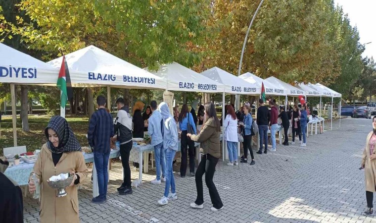 Fırat Üniversitesi Kadın Kollarından Filistine yardım etkinliği