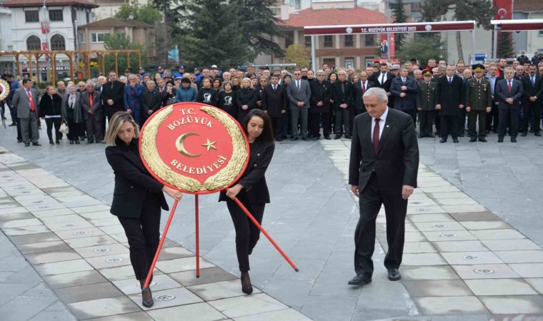 Gazi Mustafa Kemal Atatürk Bozüyükte törenlerle anıldı