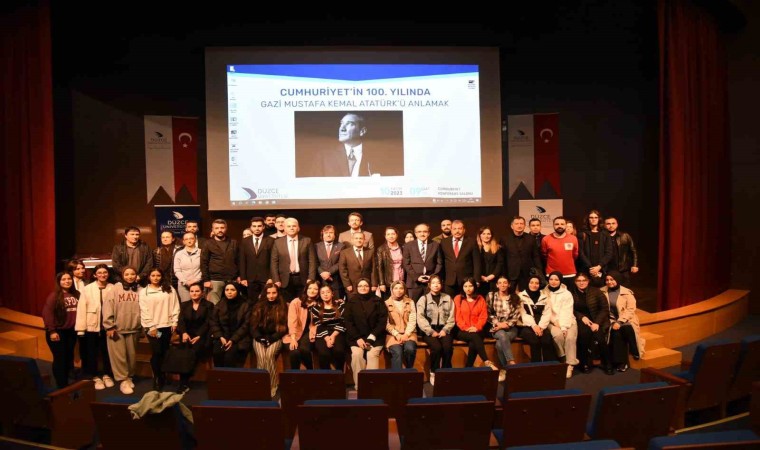 Gazi Mustafa Kemal Atatürk Düzce Üniversitesinde anıldı