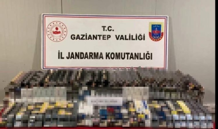 Gaziantepte 41 bin TL değerinde kaçak sigara ele geçirildi: 1 gözaltı