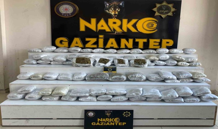 Gaziantepte 41 kilo skunk ve metamfetamin ele geçirildi