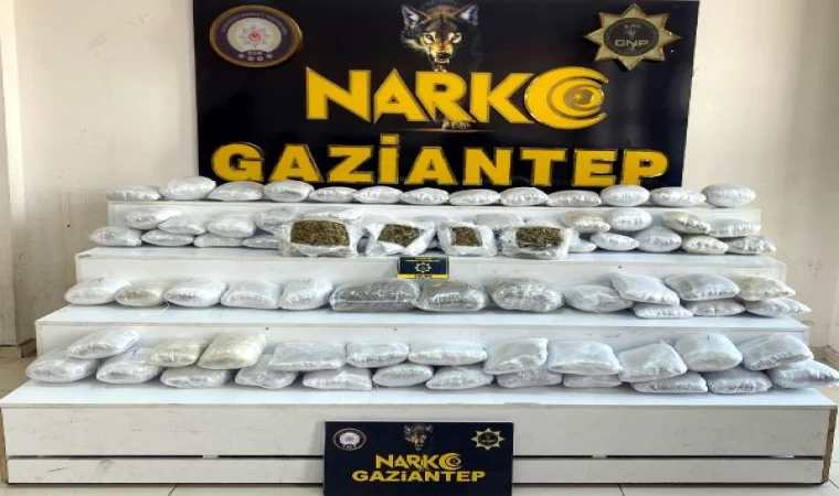 Gaziantep’te 41 kilo uyuşturucuya 1 tutuklama