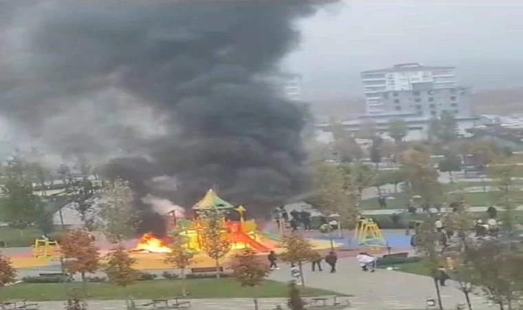 Gaziantep’te çocuk parkının yakılmasında 9 PKK şüphelisine gözaltı