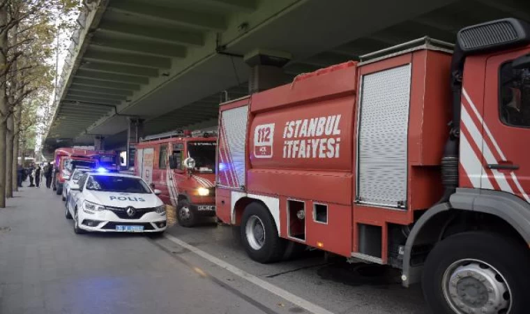 (Geniş haber) Şişli’de tadilat sırasında rezidansın dış cephesi yandı