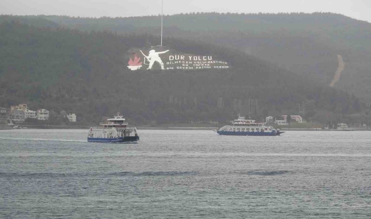 Gökçeada ve Bozcaadaya yarınki tüm feribot seferleri iptal edildi