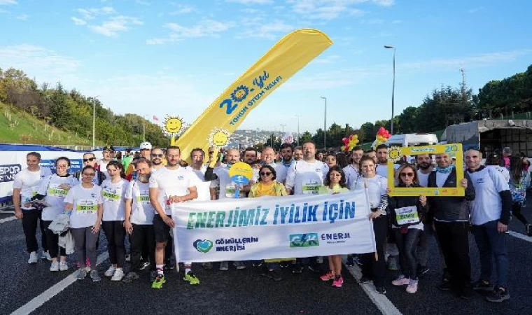 Gönüllüler, İstanbul Maratonu’nda otizmli çocuklar için koştu