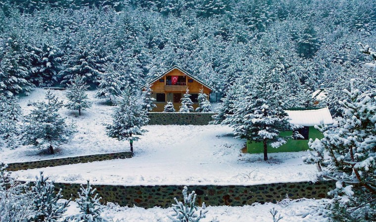 Gümüşhanenin yükseklerinde kar yağışı ve tipi etkili oluyor