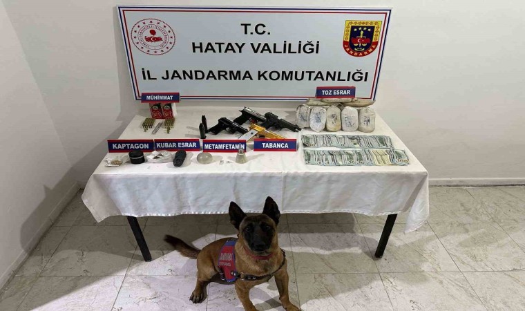 Hatayda 10 kilo 100 gram esrar ele geçirildi