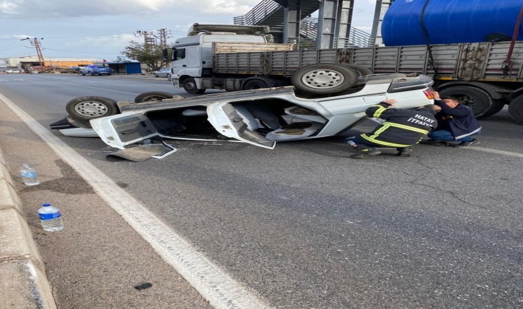 Hatayda trafik kazası: 2 yaralı