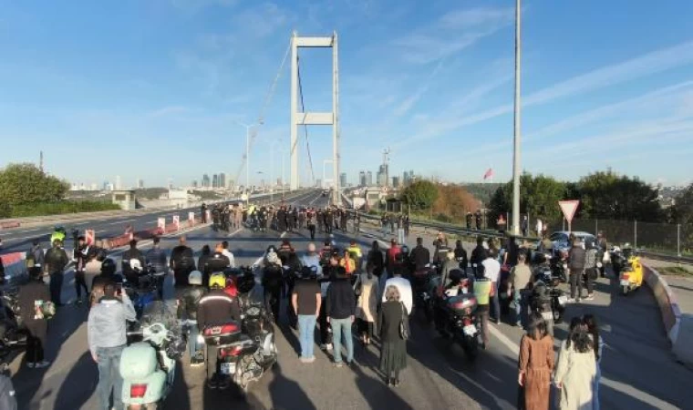 Havadan fotoğraflarla // 15 Temmuz Şehitler Köprüsü’nde 09.05