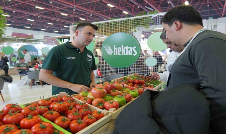 HEKTAŞın yerli sebze tohumları Growtech Fuarında tanıtıldı