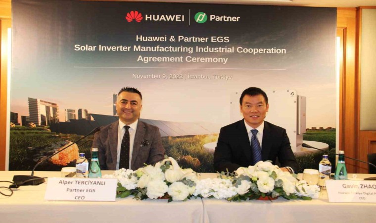 Huawei Türkiye ve Partner EGS, Türkiyede Inverter üretimi için işbirliğine gidiyor