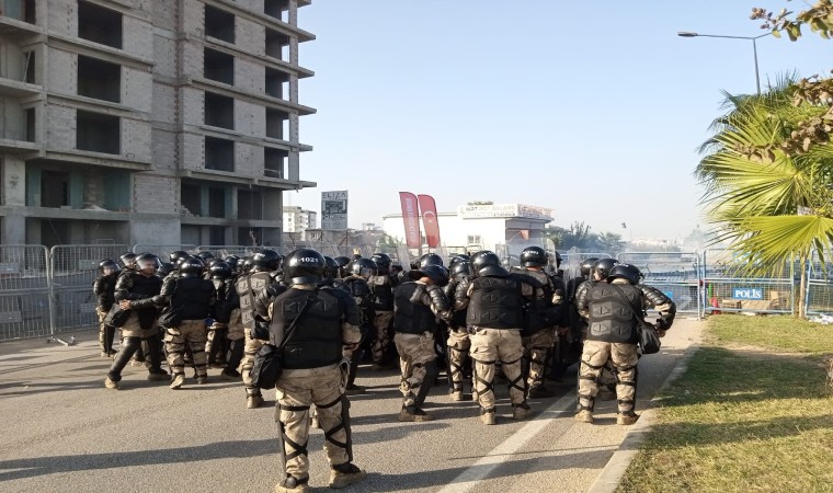 İncirlik Üssüne girmeye çalışan gruba müdahale