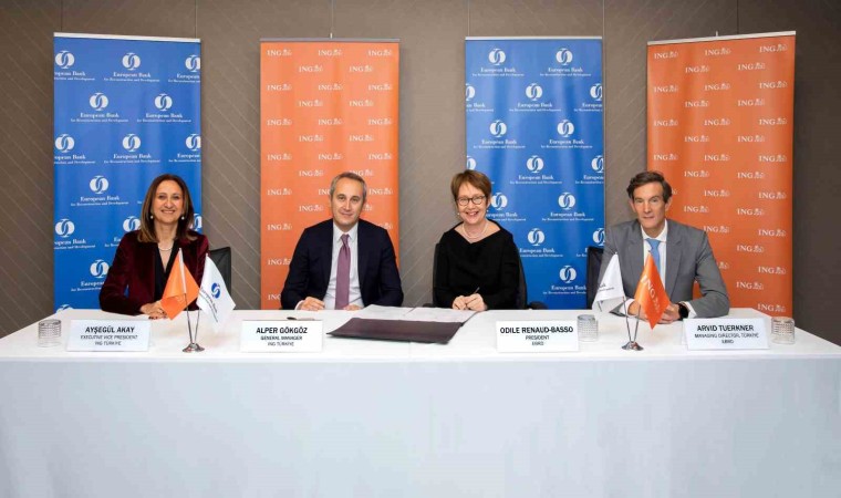 ING Türkiye ve ING Leasingden EBRD ile 100 milyon euro ve 5 milyon dolar kredi anlaşması