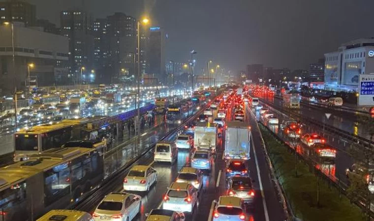 İstanbul’da trafik yoğunluğu 