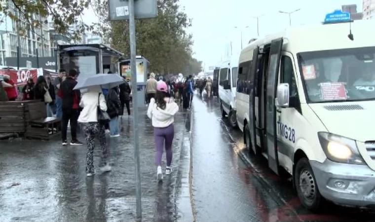 İstanbul’da yağmur etkili olmaya başladı