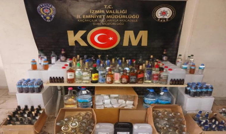 İzmir’de gümrük kaçağı dolgu, botoks ürünü ile alkol ele geçti