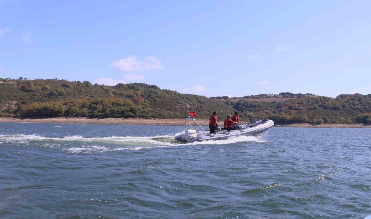 Jandarma Sualtı Arama Kurtarma Timinden barajda arama kurtarma tatbikatı