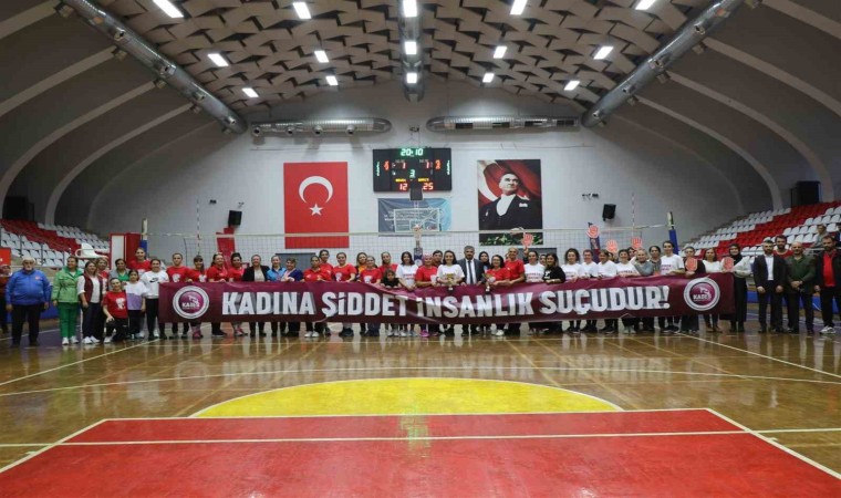 Kadına yönelik şiddete sporla dikkat çektiler