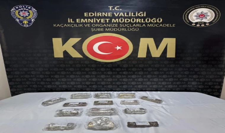 Kapıkule’de 33,5 milyon lira diğerinde 25 kilo külçe altın ele geçirildi