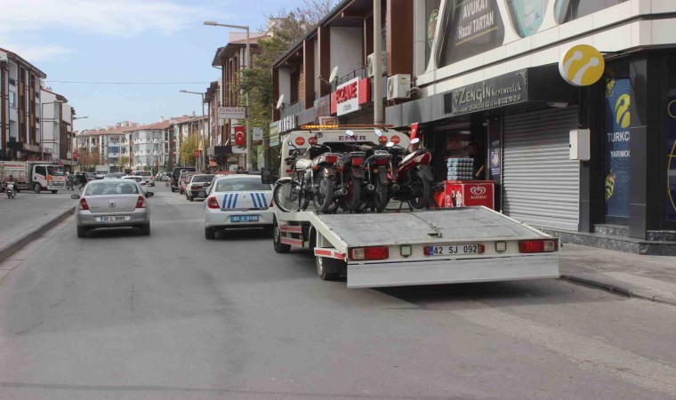 Karapınarda trafik denetimleri