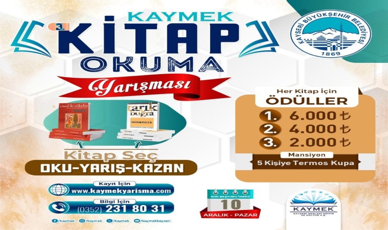 KAYMEKten 3üncü Kitap Seç, Oku, Yarış, Kazan yarışması