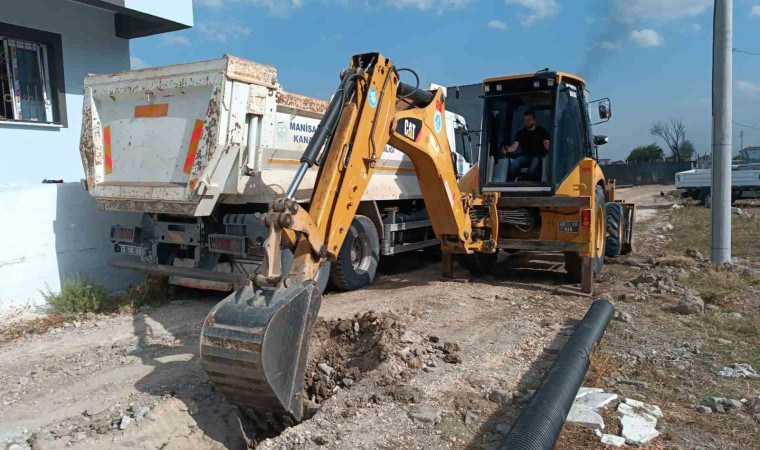 Kazım Karabekirde yeni yerleşim alanına ek kanalizasyon hattı