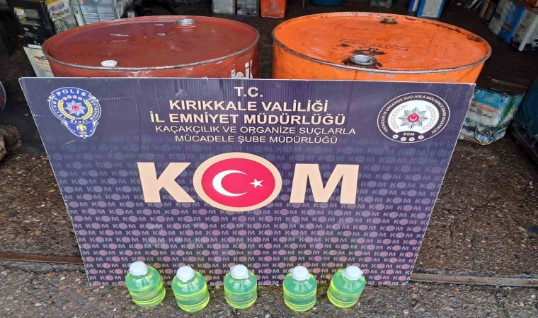 Kırıkkalede 350 litre kaçak akaryakıt ele geçirildi: 1 gözaltı