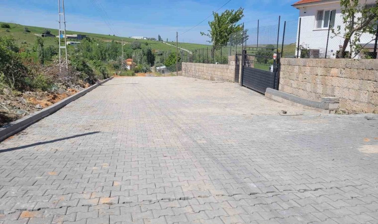 Kırsala 10 ayda 123 milyon TLlik kilit beton parke