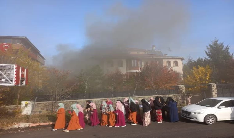 Kız Kur’an kursundaki yangında 6 öğrenci dumandan etkilendi