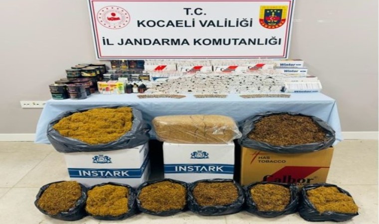 Kocaelide kaçak 13 bin 440 dolu makaron ile 467 elektronik sigara ele geçirildi