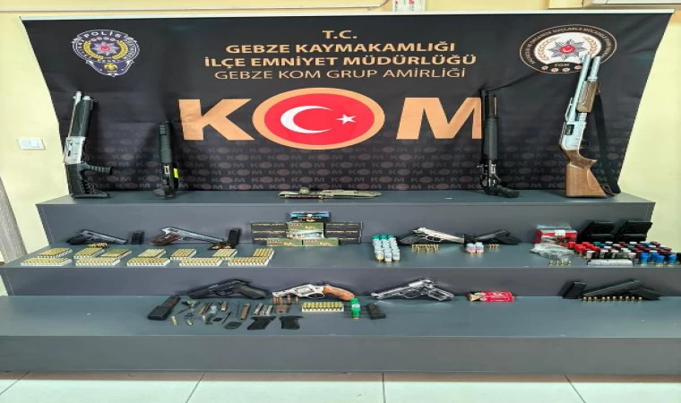 Kocaeli’de silah kaçakçılarına operasyon: 23 gözaltı