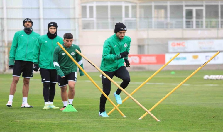 Konyasporda Alanyaspor maçı hazırlıkları devam ediyor