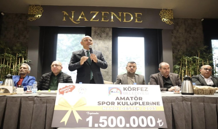 Körfezde amatör spor kulüplerine 1,5 milyon TLlik destek