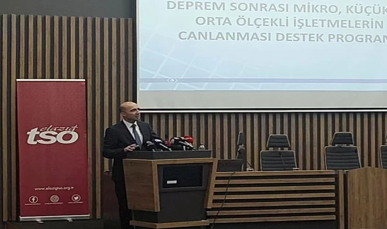 KOSGEB Başkanı İbrahimcioğlu: Elazığ’da destek alabilecek bin 200 işletme var