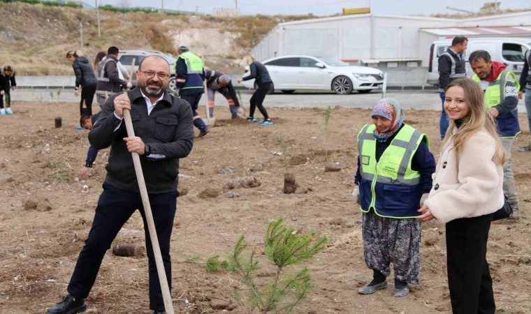 Kütahya OSBde fidanlar toprakla buluştu