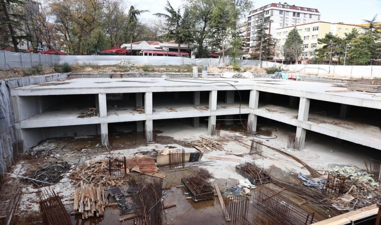 Kütahyada Kütüphane ve Kültür Merkezi inşaatı hızla sürüyor