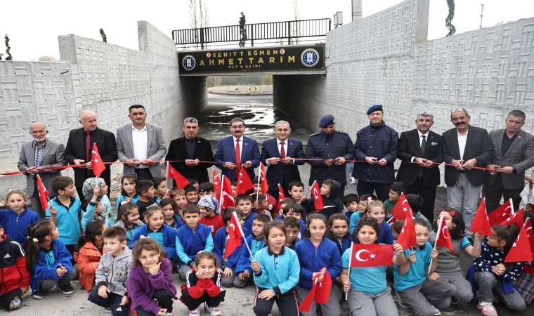 Kütahyada Şehit Ahmet Tarım alt geçiti hizmete açıldı