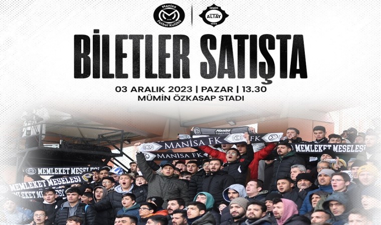 Manisa FK-Altay maçının biletleri satışa çıktı