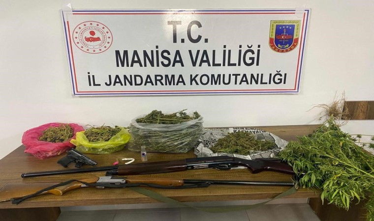 Manisada jandarmadan uyuşturucu operasyonu