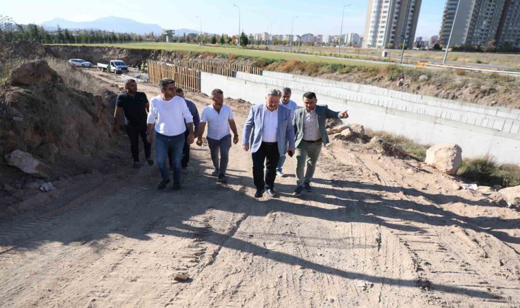 Melikgaziden trafik yoğunluğuna 3 kilometrelik yeni alternatif yol