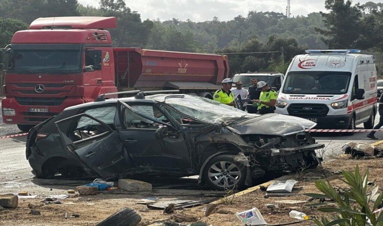 Milas-Bodrum Yolundaki feci kazanın kamera görüntüleri ortaya çıktı