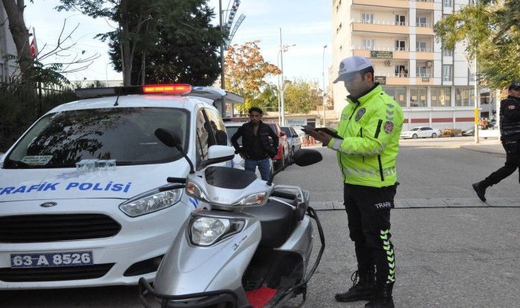 Motosiklet sürücülerine ceza yağdı