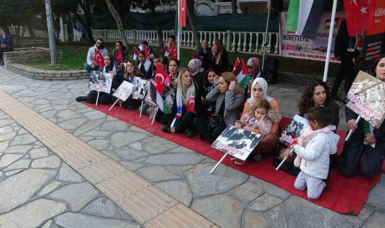 Muğladan Filistine destek eylemi