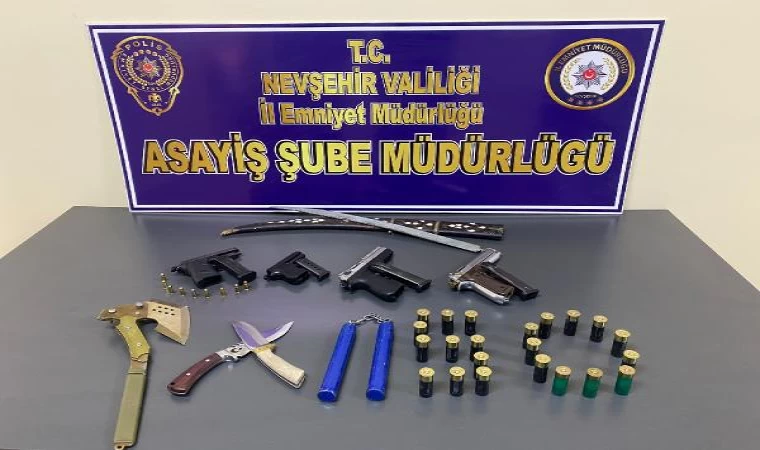 Nevşehir’de otomobil ve iş yeri kurşunlamasına 10 gözaltı