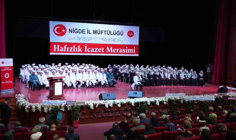 Niğdede 151 öğrenciye hafızlık icazeti verildi