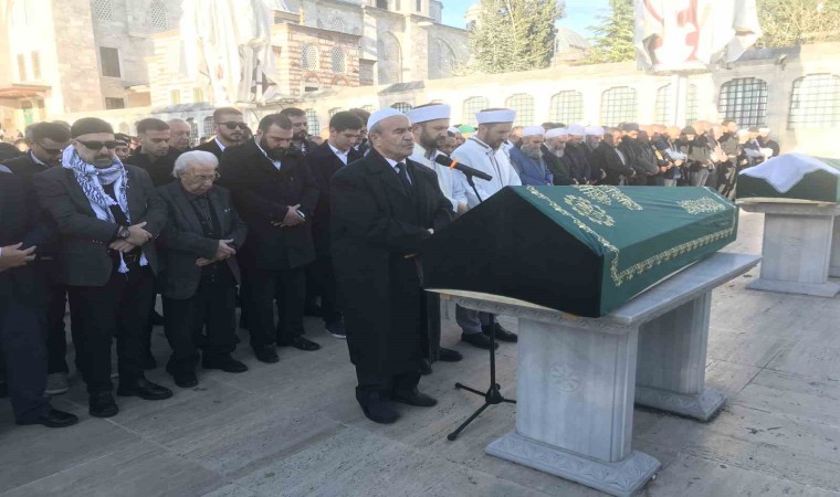 Osmanlı Hanedan Ailesi Reisi Şehzade Harun Osmanoğlunun dünürü son yolculuğuna uğurlandı