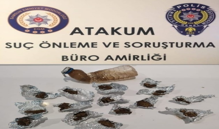 Polis evdeki kokudan uyuşturucu madde ele geçirdi